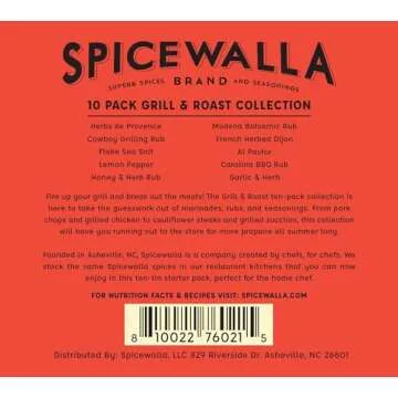 Spicewalla Grill Seasoning 10 Pack for Flavorful Cooking