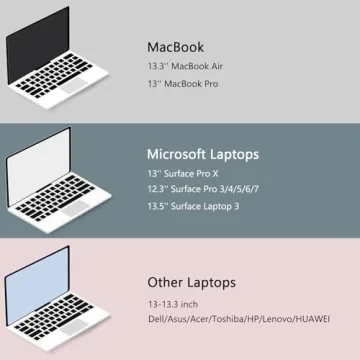 Stylish BAGSMART Laptop Sleeve in Baby Pink for Laptops