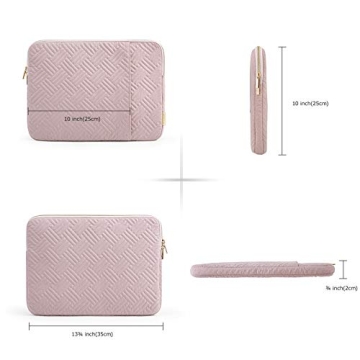 Stylish BAGSMART Laptop Sleeve in Baby Pink for Laptops