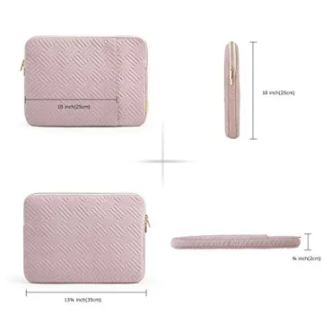 Stylish BAGSMART Laptop Sleeve in Baby Pink for Laptops