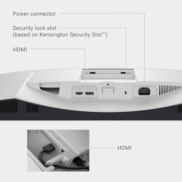 Dell S2725DS Monitor - 27 Inch, QHD (2560x1440) Display, 100Hz refresh rate, 1500:1 contrast ratio, TÜV Rheinland Eye comfort 4 Star, Integrated 2x5W speaker, Height/Tilt/Swivel/Pivot- Ash White color