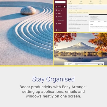 Dell S2725DS Monitor - 27 Inch, QHD (2560x1440) Display, 100Hz refresh rate, 1500:1 contrast ratio, TÜV Rheinland Eye comfort 4 Star, Integrated 2x5W speaker, Height/Tilt/Swivel/Pivot- Ash White color