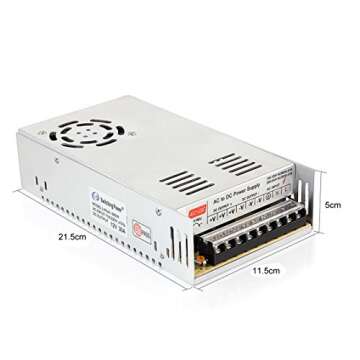 SUPERNIGHT 12V 30A Switching Power Supply, 110-240 Volt AC to DC 360W Universal Regulated Switching ...