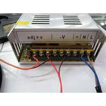 SUPERNIGHT 12V 30A Switching Power Supply, 110-240 Volt AC to DC 360W Universal Regulated Switching Transformer Adapter Driver for 3D Printer, CCTV, Radio, LED Strip Lights,Computer Project