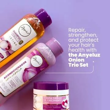 ANYELUZ Onion Hair Mask and Repair Therapy – Hydration, Strengthening, and Color Protection for Healthier Hair
