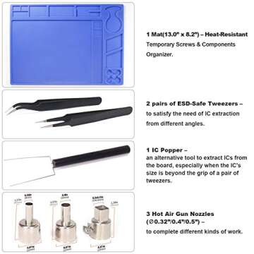 YIHUA 959D High Power Hot Air Rework Station with Presets