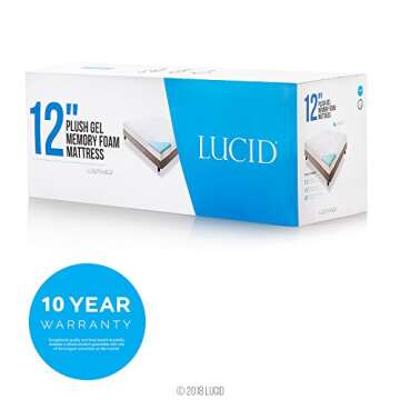 LUCID Mattress, King