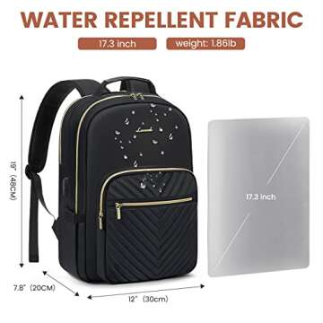 LOVEVOOK Stylish Laptop Backpack for Women