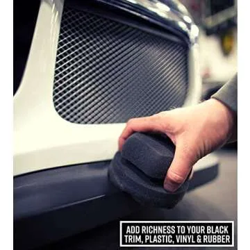 Adam's VRT Vinyl, Rubber, Tire & Trim Dressing - Durable UV 35 Protection and Water Repellent - Leaves a Crisp Freshly Detailed Look - Dress Your Tires or Trim Without Worry of Slinging (16 oz)