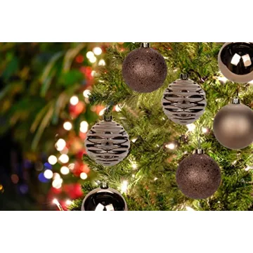 Shatterproof 3.15" Christmas Ball Ornaments Set