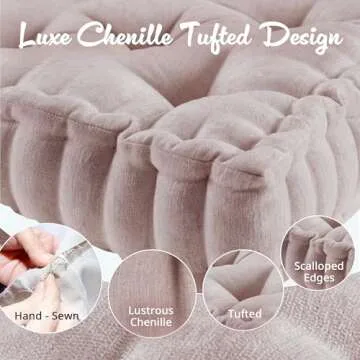 Intelligent Design Azza Floor Pillow for Luxurious Comfort