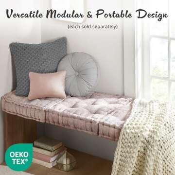 Intelligent Design Azza Floor Pillow for Luxurious Comfort