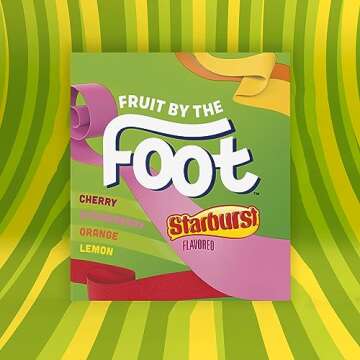 Fruit by the Foot Fruit Flavored Snacks, Starburst, Variety Pack, 6 ct (Pack of 8)