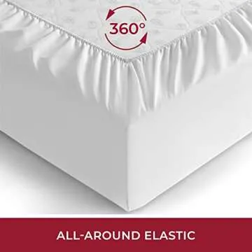 Mellanni Extra Deep Pocket King Fitted Sheet - Iconic Collection Bedding Sheets with up to 21 inch Deep Pocket - Soft & Cooling - Fade & Stain Resistant - 1 PC (King, White)