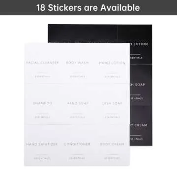 Insdawn Shower Soap Dispenser Set of 3 Plastic 21oz Shampoo and Conditioner Bottles with Pump and Labels Bathroom Soap Dispenser Set Easy to Refill Body Wash for Bathroom Decor