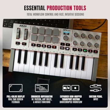 Akai MPK Mini IV MIDI Keyboard Controller with 25 Keys