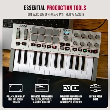 Akai MPK Mini IV MIDI Keyboard Controller with 25 Keys