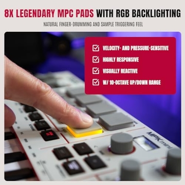 Akai MPK Mini IV MIDI Keyboard Controller with 25 Keys