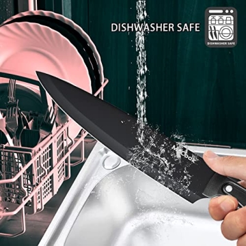 McCook Knife Set - 26 Pcs High Carbon Stainless Steel Set with Sharpener