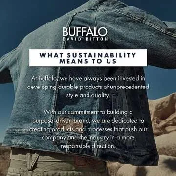 Buffalo Slim Ash Jeans for Men in Rinse Wash Indigo