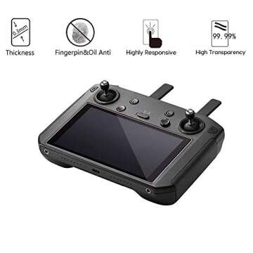 AKWOX Tempered Glass Screen Protector for DJI Mavic 2