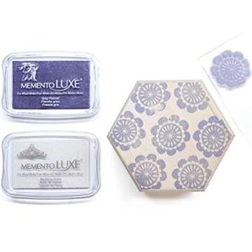 Tsukineko Memento Luxe Mixed Media Inkpad, Angel Pink