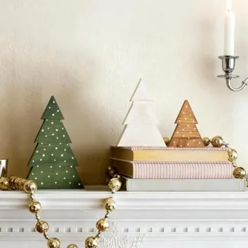 Rustic Wooden Christmas Trees - Handcrafted Holiday Decor