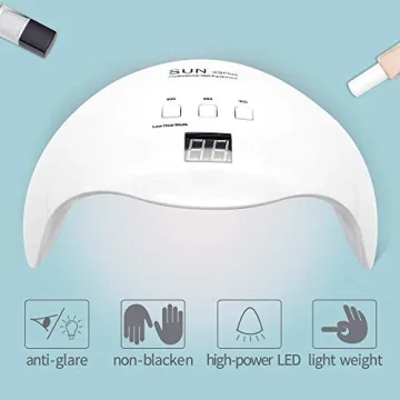 48W LED Nail Lamp with Timer, Portable & Gift Ready