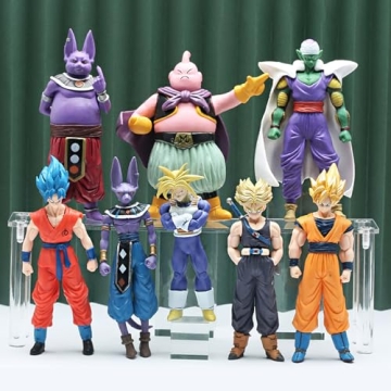 Goku Action Figures Set of 8 Classic Anime Toys