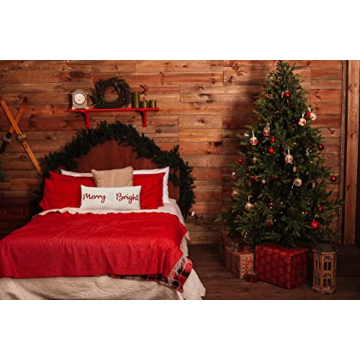 LOOPUINHOM Christmas Decorative Pillow Cover 12x24