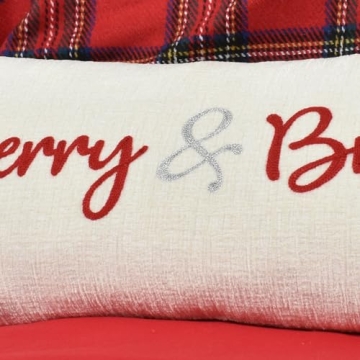 LOOPUINHOM Christmas Decorative Pillow Cover 12x24