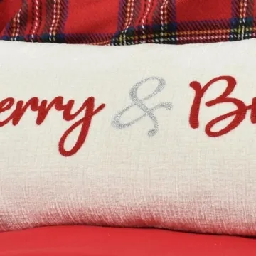 LOOPUINHOM Christmas Decorative Pillow Cover 12x24