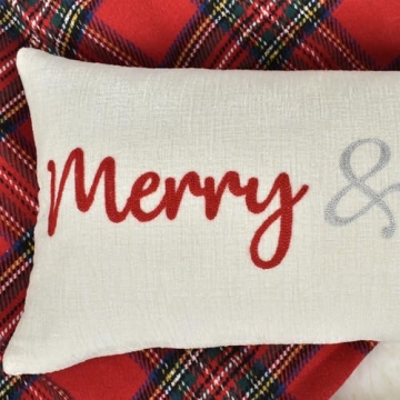 LOOPUINHOM Christmas Decorative Pillow Cover 12x24