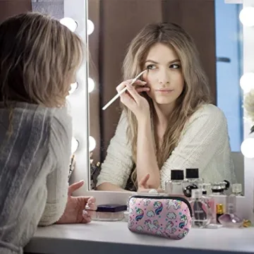 AJLTPA Neoprene Cosmetic Bag Stylish Waterproof Travel Pouch