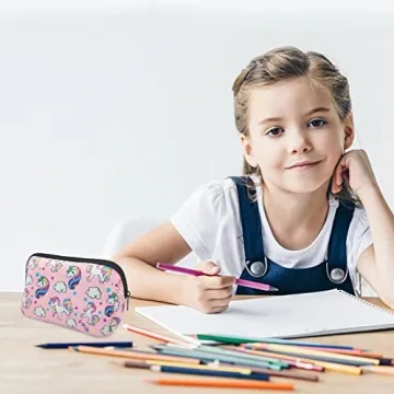 AJLTPA Neoprene Cosmetic Bag Stylish Waterproof Travel Pouch