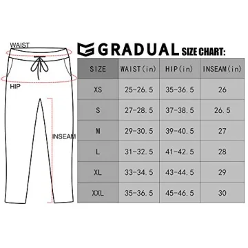 G Gradual Women's 7/8 Stretch Pants - Deep Pockets