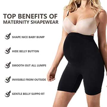OTIOTI Seamless Maternity Shapewear for Expectant Moms