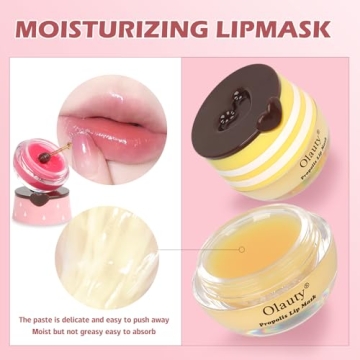 Deepmind 2 PCS Bee Lip Balm - Strawberry Hydrating Mask