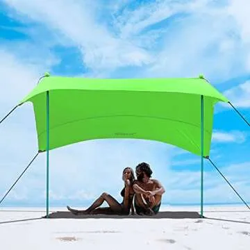 Restland Beach Tent Pop Up Shelter with UPF50+ Protection