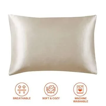 EHEYCIGA Satin Pillowcase Set Soft for Hair and Skin