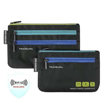 Travelon RFID Currency & Passport Organizers for Travelers
