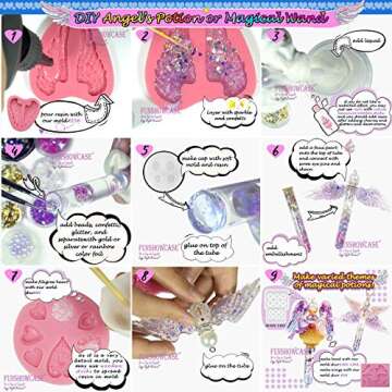 Funshowcase Sphere Ball Resin Epoxy Mold Set for Jewelry