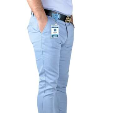 Pedia Pals Pack-3 Elephant Pediatric Badge Reels Retractable – Adorable Cute Designs for Healthcare Professionals, Durable & Latex-Free, 26 inches Universal Animal Badge Reel for Nurses & Doctors