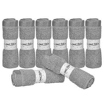 Soft Organic Baby Washcloths - 8-Pack Eco-Friendly Set