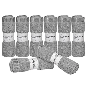 Soft Organic Baby Washcloths - 8-Pack Eco-Friendly Set