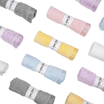 Soft Organic Baby Washcloths - 8-Pack Eco-Friendly Set