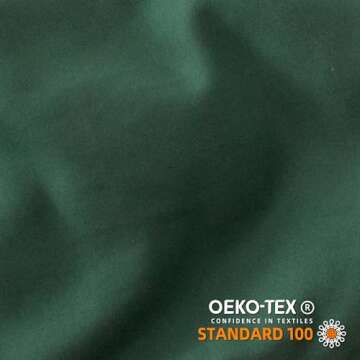 YIRDDEO Soft Queen Comforter Set with Pom Fringe - Emerald