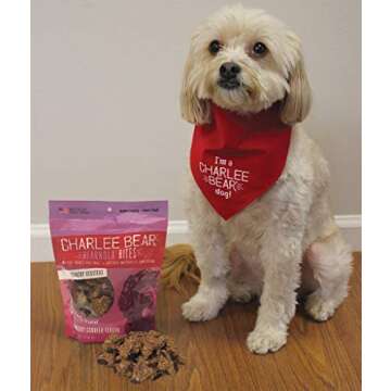 Charlee Bear Bearnola Bites Dog Treats - Cranberry Cobbler Flavor