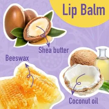 AZEN 24 Pack Natural Moisturizing Lip Balm in 12 Flavors