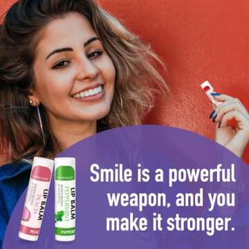 AZEN 24 Pack Natural Moisturizing Lip Balm in 12 Flavors